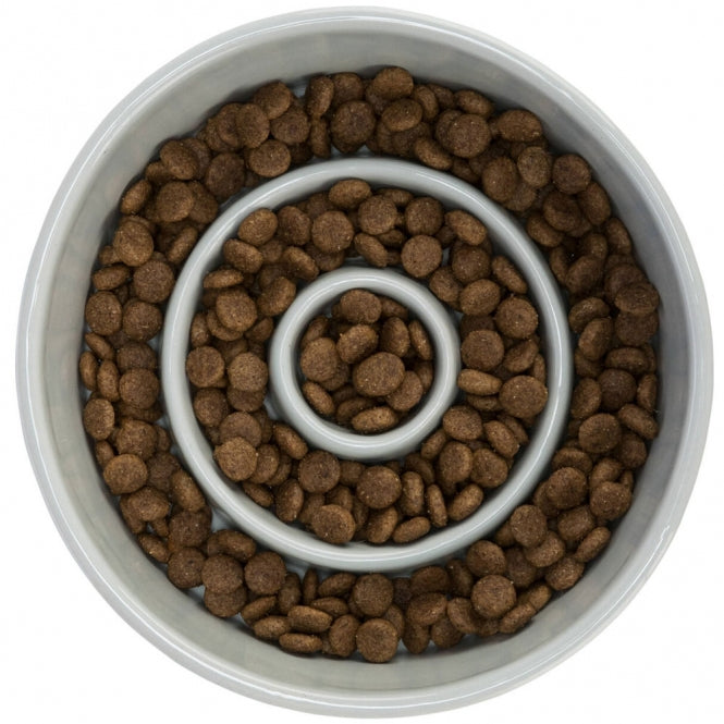 Trixie Slow Feeding Ceramic Bowl