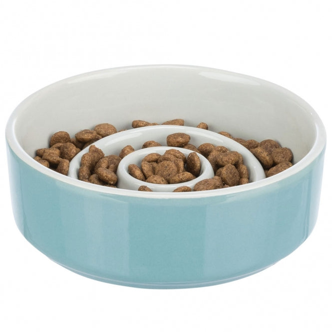 Trixie Slow Feeding Ceramic Bowl