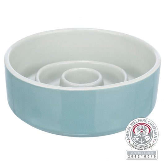 Trixie Slow Feeding Ceramic Bowl