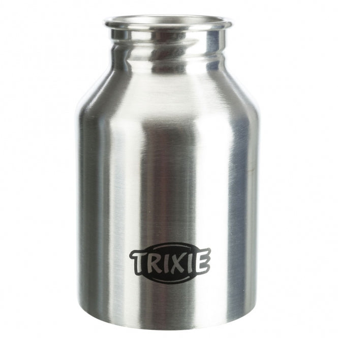 Trixie stainless steel bottle with drinking bowl