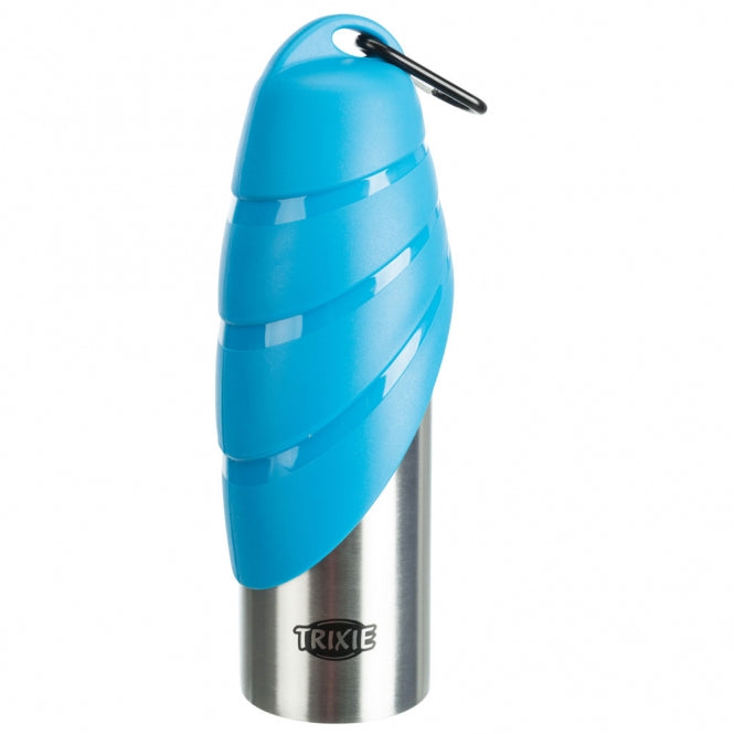 Trixie stainless steel bottle with drinking bowl