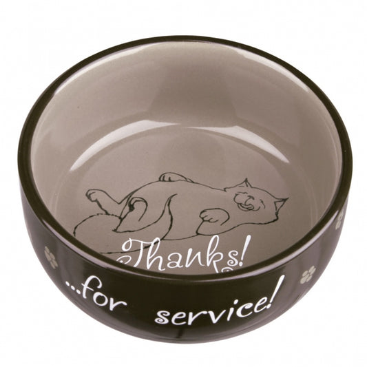 Trixie ceramic bowl Thanks for service!
