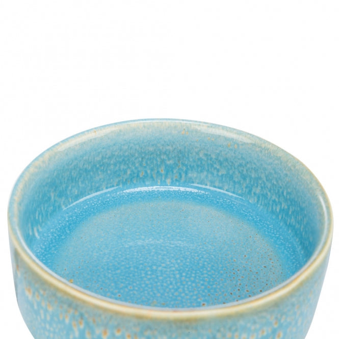 Trixie ceramic bowl with pattern - blue