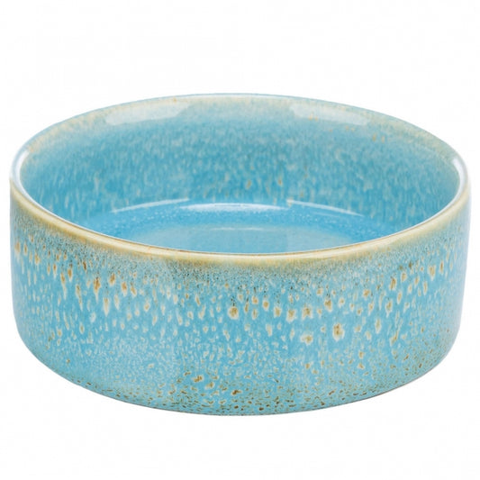 Trixie ceramic bowl with pattern - blue