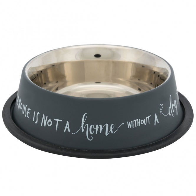 Trixie Stainless Steel Bowl Home for Dogs