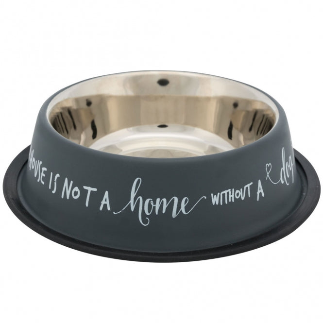 Trixie Stainless Steel Bowl Home for Dogs