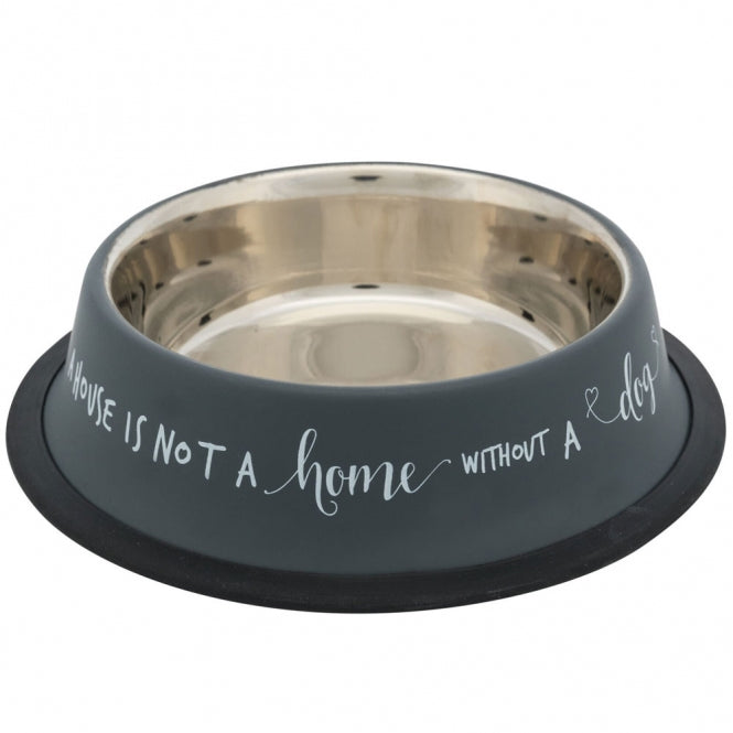 Trixie Stainless Steel Bowl Home for Dogs
