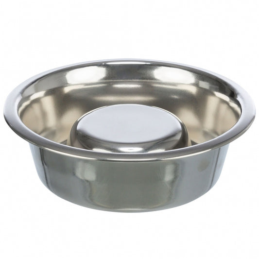 Trixie Slow Feeding stainless steel bowl