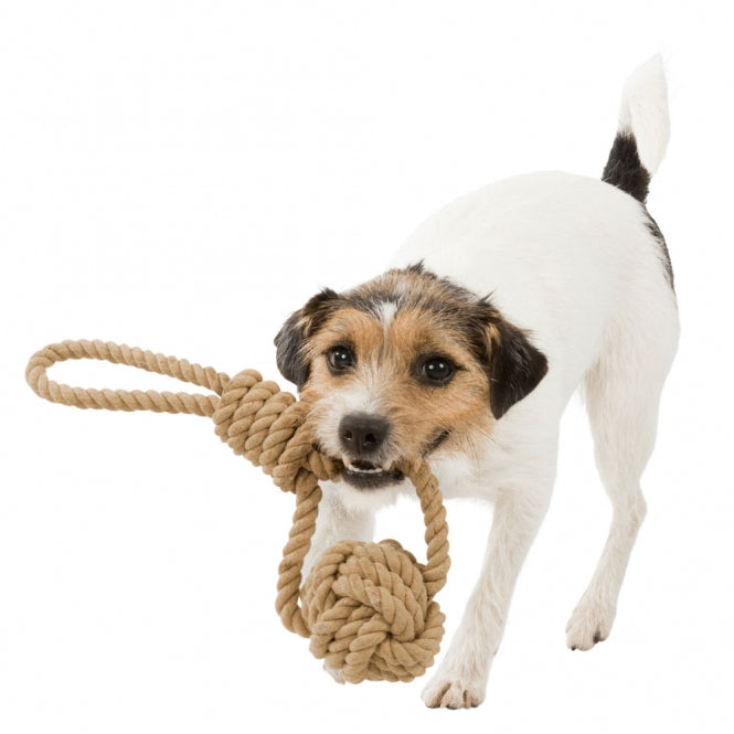Trixie BE NORDIC play rope with woven ball