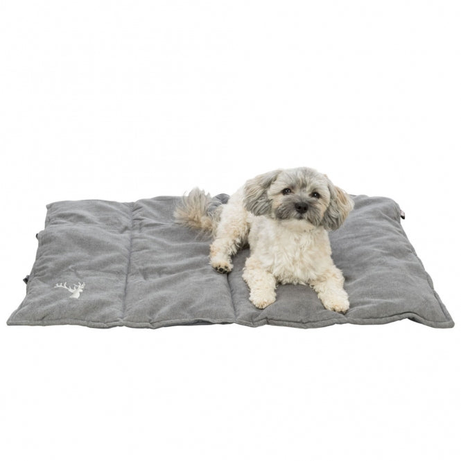 Trixie travel blanket Leni - grey