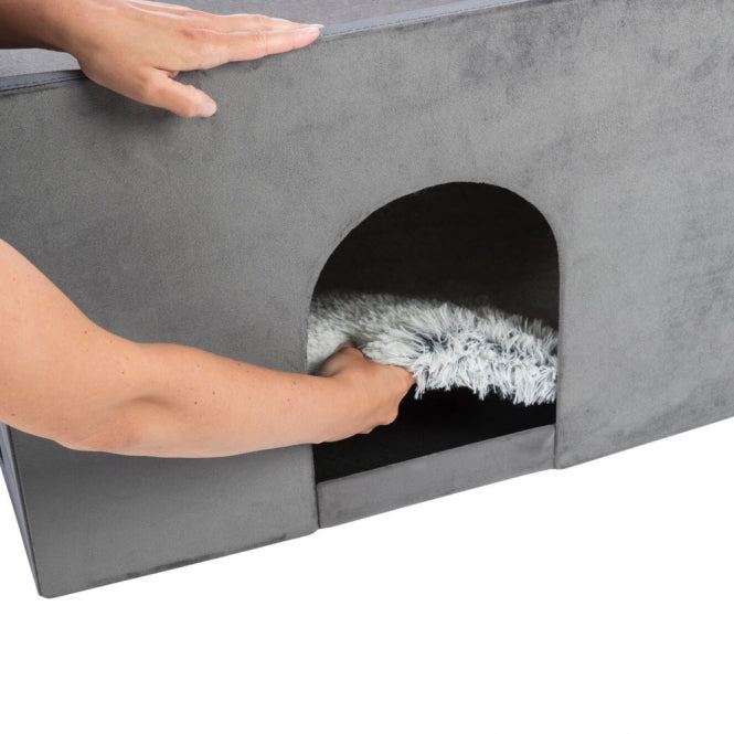 Trixie Höhle Harvey mit Treppe - 119 × 47 × 50 cm