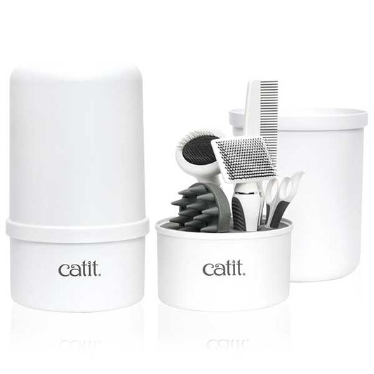 Catit brush set for short-haired cats
