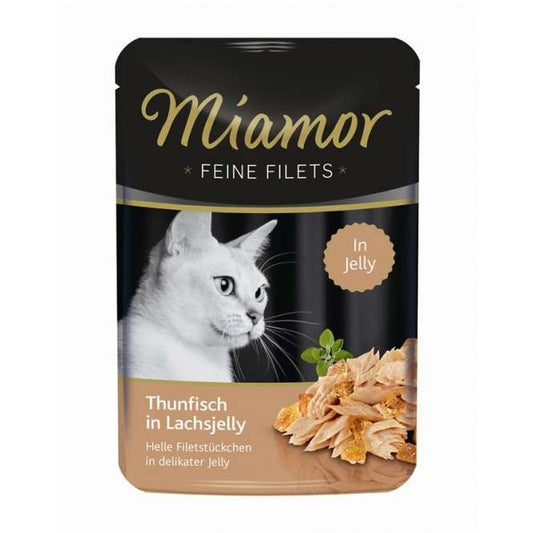 Miamor Fine Fillets Tuna in Salmon Jelly 100g