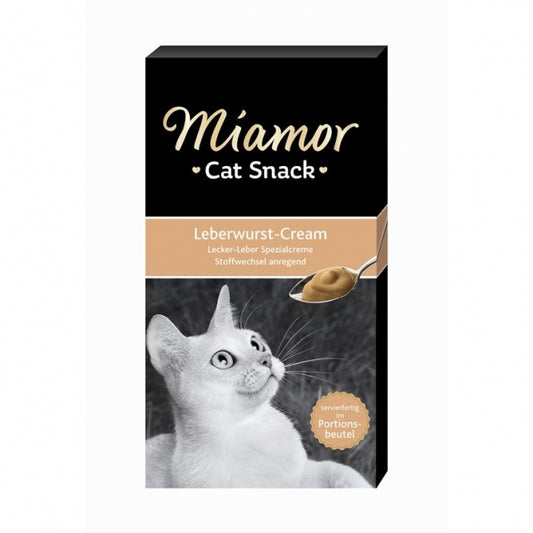 Miamor Cat Confect Liver Sausage Cream 6x15g