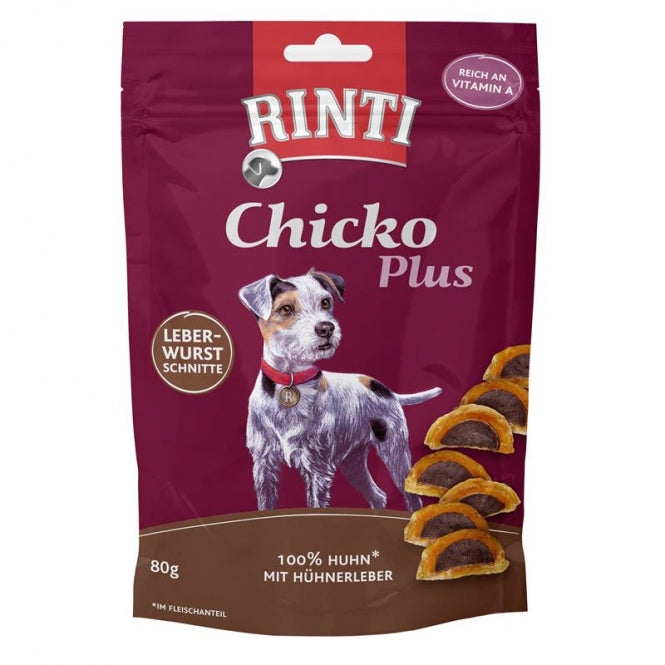 Rinti Chicko Plus Liver Sausage Slices 80 g