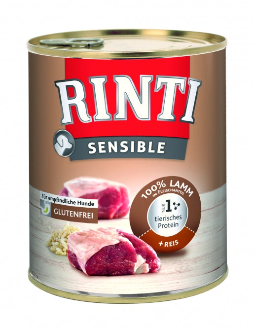 Rinti Can Sensible Lamb & Rice 800g