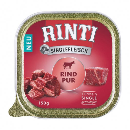Rinti Bowl Single Meat Beef Pure 150g