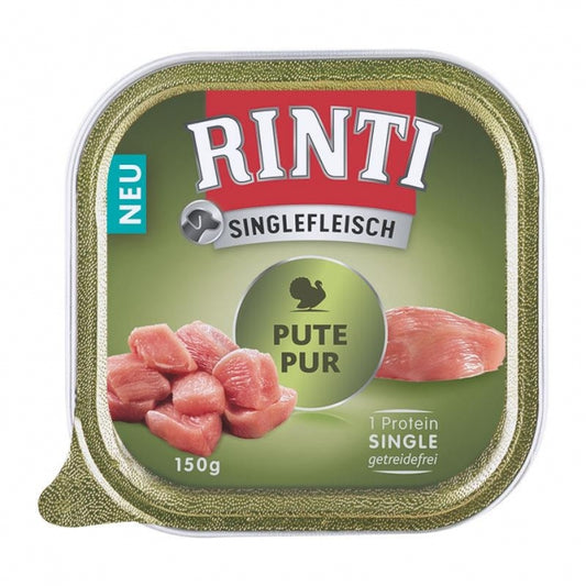 Rinti Bowl Single Meat Turkey Pure 150g