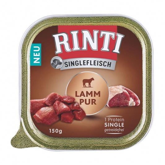 Rinti Bowl Single Meat Lamb Pure 150g
