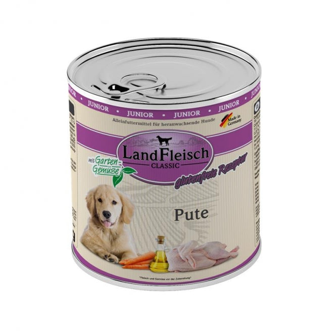 Landfleisch Dog Classic Junior Pute mit Gartengemüse