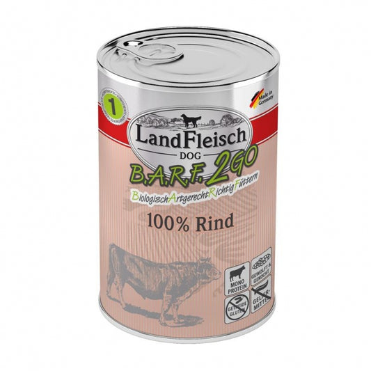 LandFleisch BARF2GO 100% beef 400g