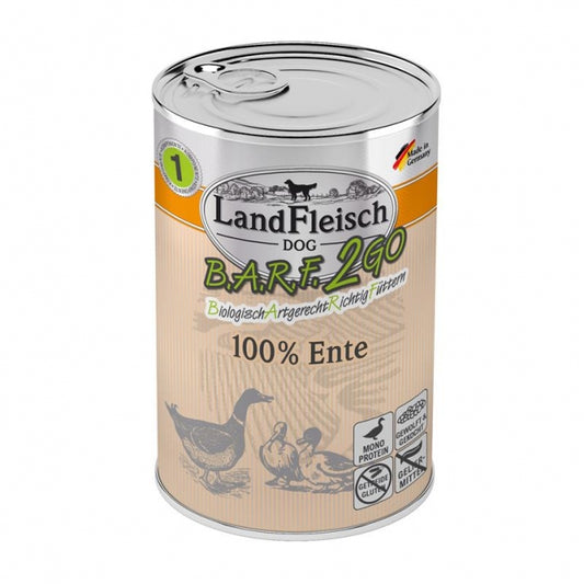 LandFleisch BARF2GO 100% Duck 400g