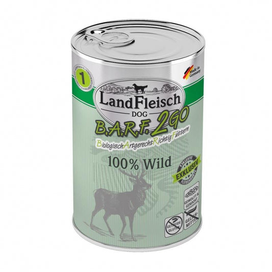 LandFleisch BARF2GO Exclusive 100% Wild 400g