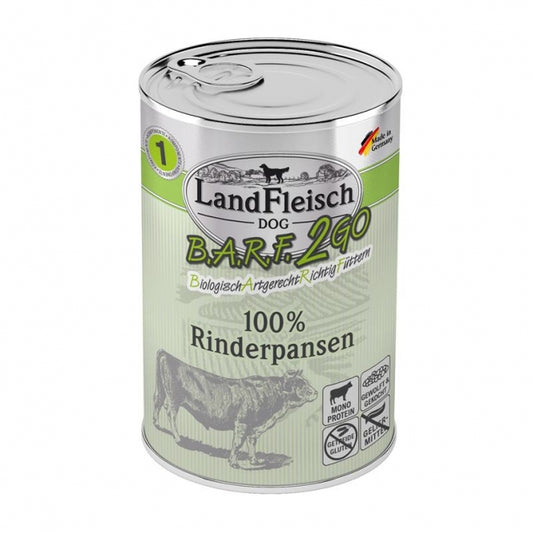 LandFleisch BARF2GO 100% from beef tripe 400g