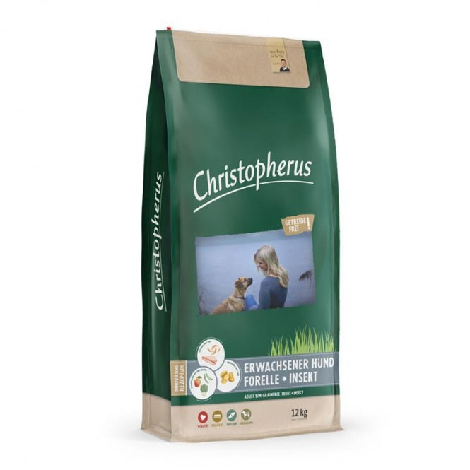 Christopherus Getreidefrei Forelle & Insekt