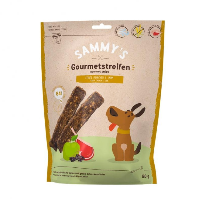 Bosch Sammys Gourmet Strips Chicken & Lamb 180g