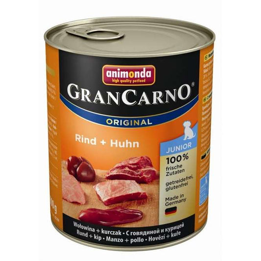 Animonda Dog Can GranCarno Junior Beef & Chicken 800g