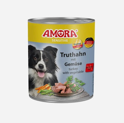 AMORA Dog Sensitive Turkey & Vegetables