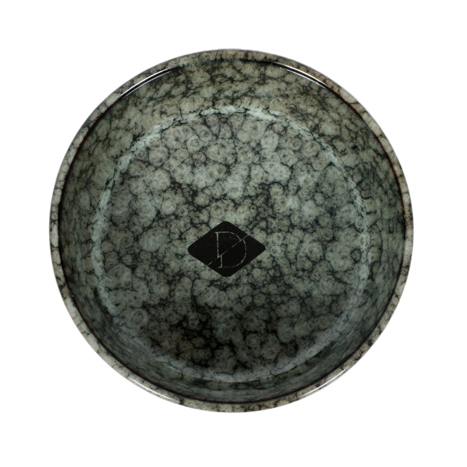 D&D Trendy Bowl Jasper green marble - 16 cm