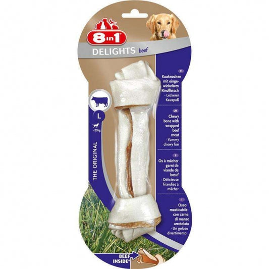 8in1 Delights Beef Chewing Bone L