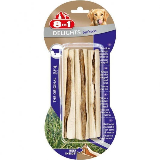 8in1 Delights Beef Chew Sticks
