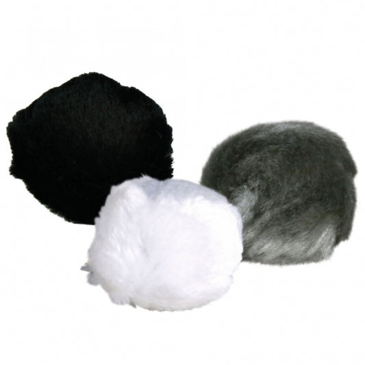 Trixie Plush Ball with Bell - 3 cm