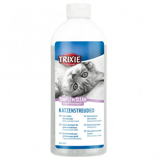 Trixie Simple'n'Clean Cat Litter Deodorant - Baby Powder Scent