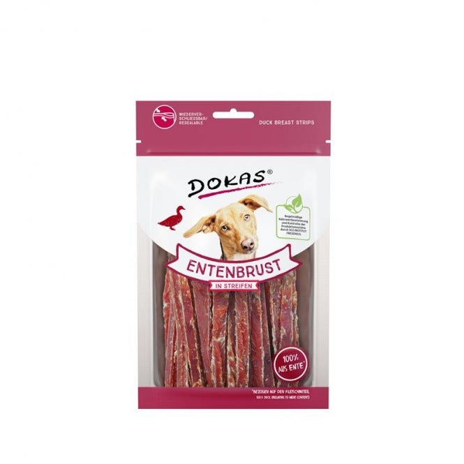 Dokas Hunde Snack Entenbrust in Streifen 70 g
