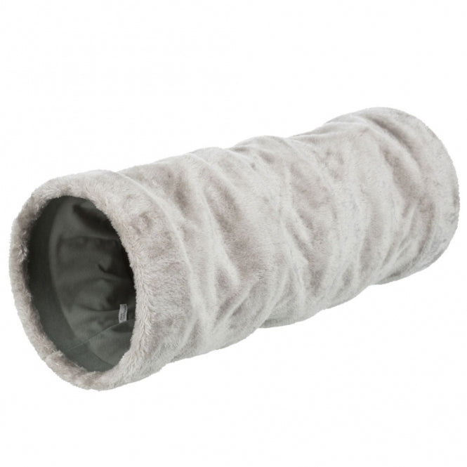 Trixie Crunch Plush Tunnel, 60 cm - Grey