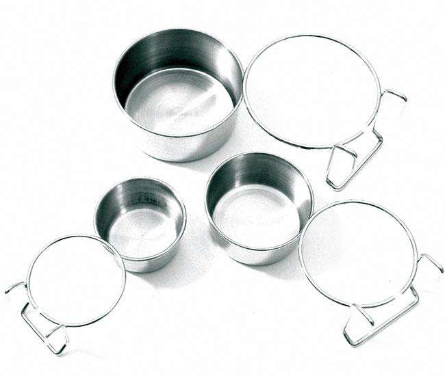 Karlie stainless steel bowl with holder