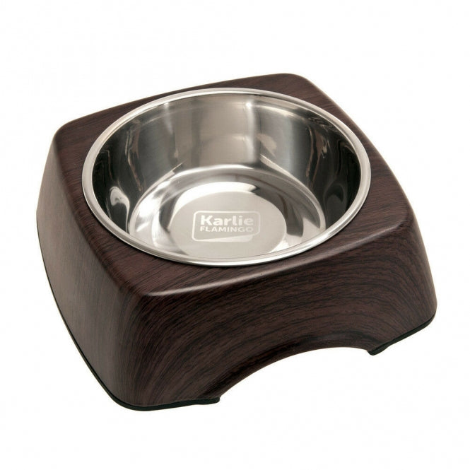 Karlie Flamingo Bowl Kulho Wood - Wenge, 350ml