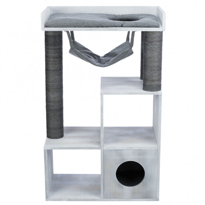 Trixie scratching post with shelf function