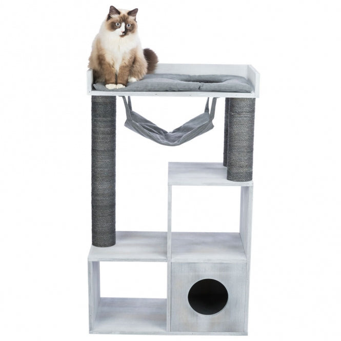 Trixie scratching post with shelf function
