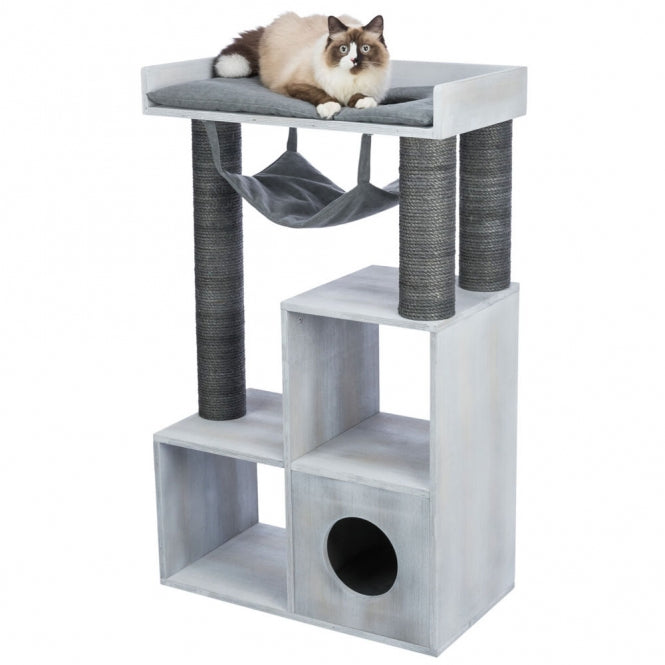 Trixie scratching post with shelf function