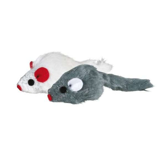 Trixie 6 Plush Mice with Catnip - 5 cm
