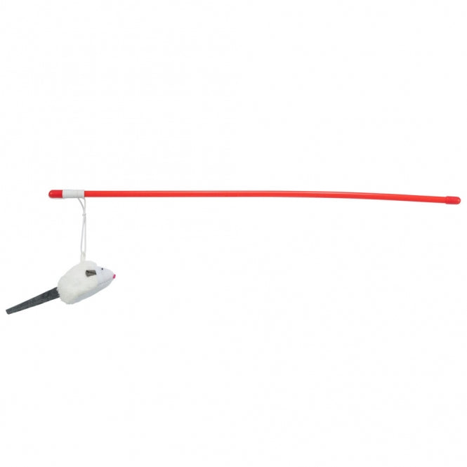 Trixie Fishing Rod with Squeaky Mouse - 47 cm