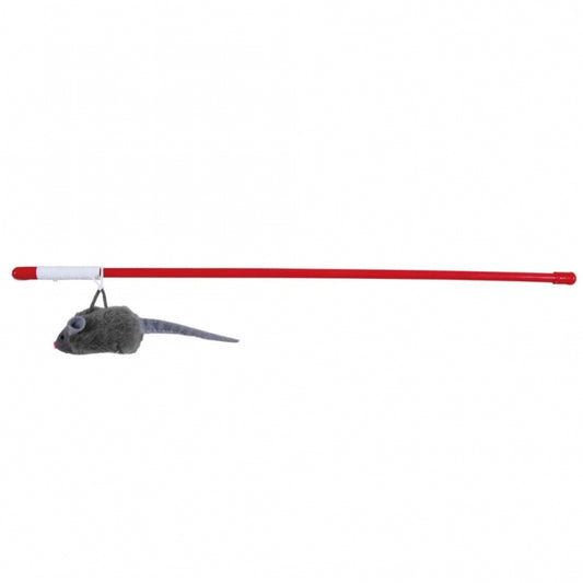 Trixie Fishing Rod with Squeaky Mouse - 47 cm