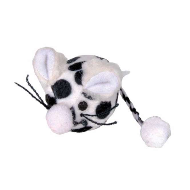 Trixie Mouse Ball made of Plush - 4.5 cm