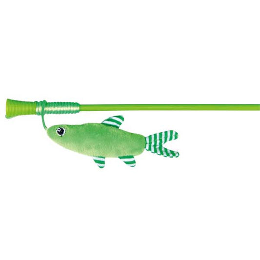 Trixie fishing rod with fish