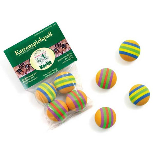 Karlie Rainbow Softballs - 4 pieces